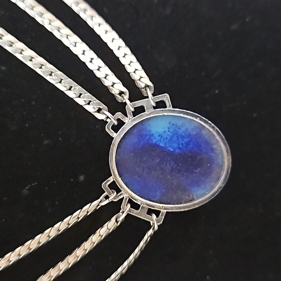 Vintage Art Deco Scarab Necklace - Picture 4 of 7